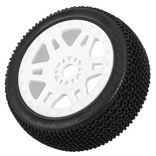AP2724-04 Split Six V2 White Front or Rear Wheels for 1:8 Buggy or SC (with Pro-Line 17mm Adapter Kit)