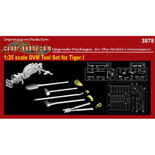 BD3878 1/35 OVM Tool set for Tiger I