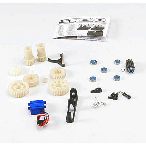 AX5692 Two speed conversion kit (E-Revo) (includes wide and close ratio first gear sets sub-micro servo and linkage) (Requires 3 channel transmitter)