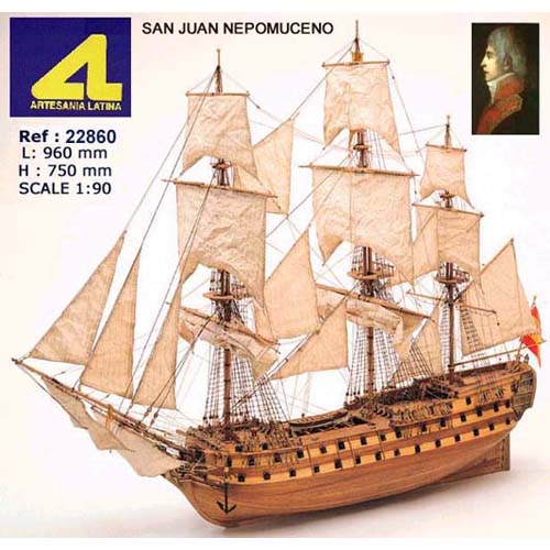 BA22860 1/90 San Juan Nepomuceno - Navio espanol 1765