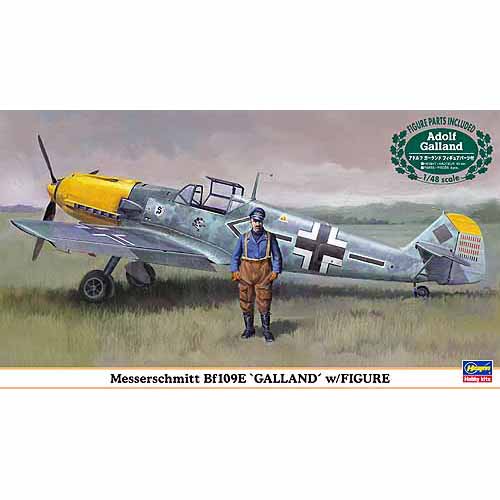 BH09879 1/48 MESSERSCHMITT Bf109E &quot;GALLAND&quot; w/FIGURE