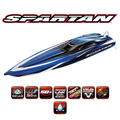 최강의 파워보트 스파르탄 SPARTAN RTR - Brushless Race Boat CB57076-1
