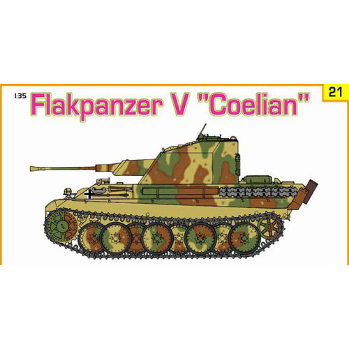 BD9121 1/35 Flakpanzer V &#039;Coelian&#039; w/Panzer Riders (Orange Series)