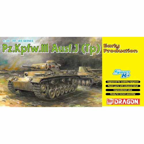 BD6543 1/35 Pz.Kpfw.III Ausf.J (Tp) Early Production - Smart Kit