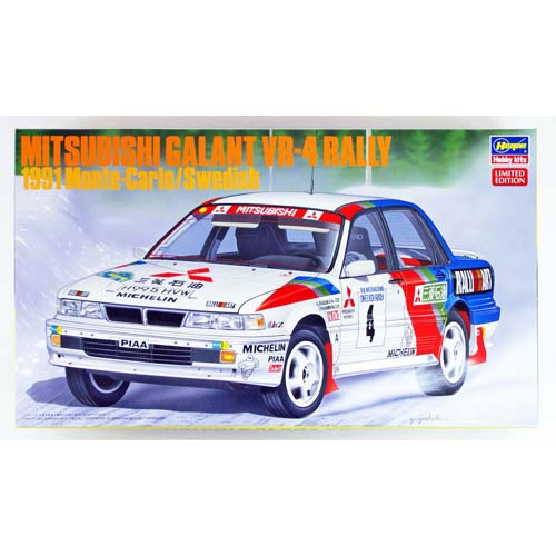 BH20288-7 Mitsubishi Galant VR-4 Rally 1991 Monte-Carlo/ Swedish 1/24 scale kit