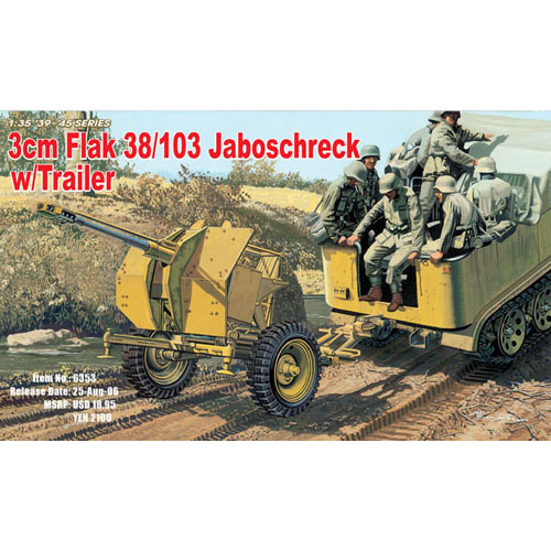 BD6353 1/35 3cm Flak 103/38 with Trailer