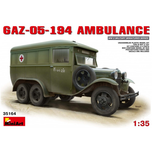 BE35164 1/35 GAZ-05-194 Ambulance