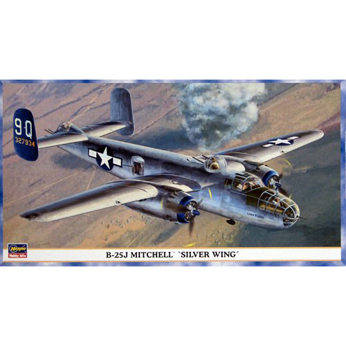 BH00781 1/72 B-25J Mitchell Silver Wing