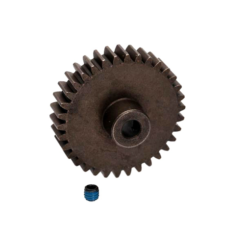 AX6493 Gear 34-T pinion (1.0 metric pitch 20° pressure angle) (fits 5mm shaft)/ set screw