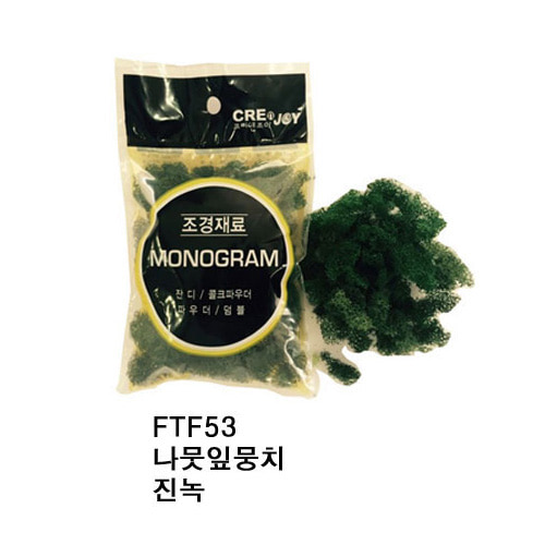 FTF53 나뭇잎뭉치 진녹