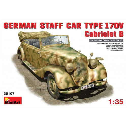 BE35107 1/35 German Car TYPE 170V Cabriolet B