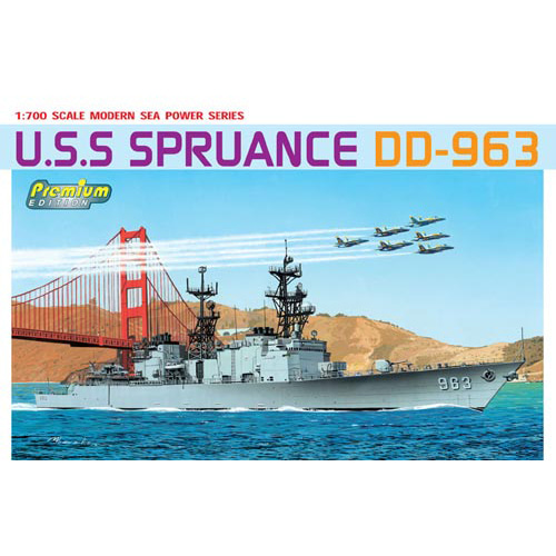 BD7084 1/700 U.S.S. Spruance ~ Premium Edition