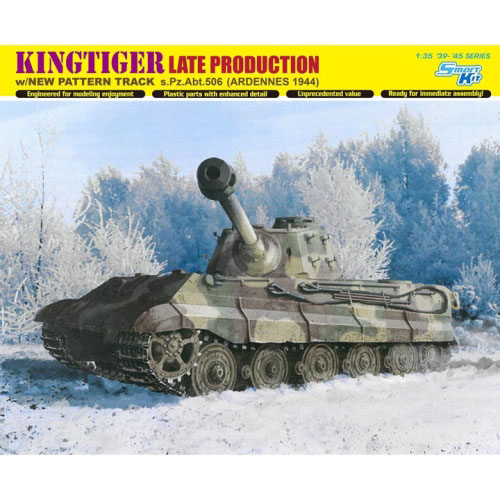 BD6900 1/35 Kingtiger Late Production w/New Pattern Track s.Pz.Abt.506 Ardennes 1944