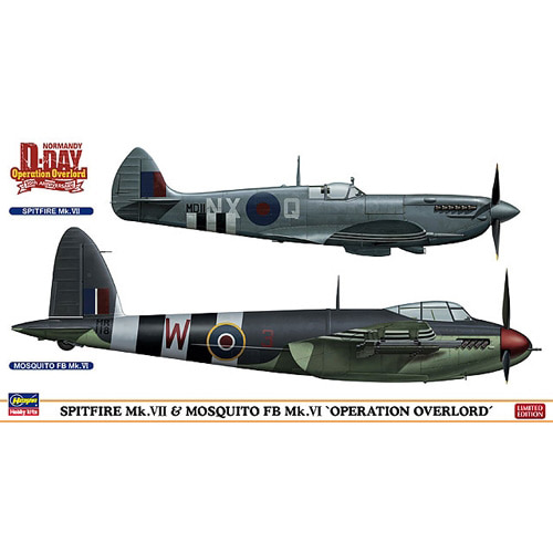 BH02096 1/72 Spitfire Mk.VII &amp; Mosquito FB Mk.VI
