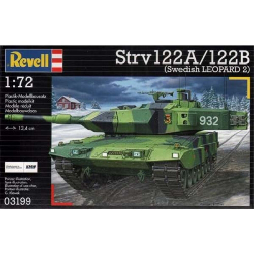 BV3199 1/72 Strv 122A/122B Swedish Leopard 2 (New Tool- 2013)