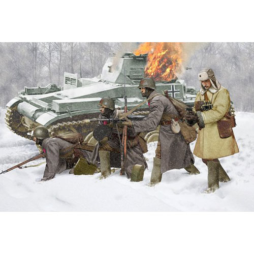 BD6744 1/35 Soviet Infantry Winter 1941 (4 Figures Set)