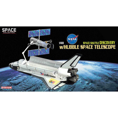 BD56259 1/400 NASA Space Shuttle Discovery w/Hubble Space Telescope (Space)