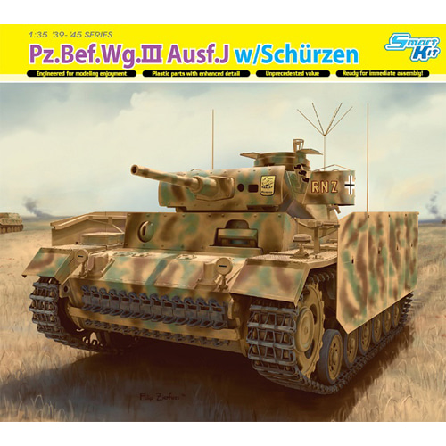 BD6570 1/35 Pz.Bef.Wg.III Ausf.J w/Schurzen