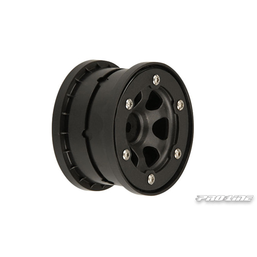 AP2705-02 Epic 2.2&quot; Black/Black Bead-Loc Rear Wheels for Slash