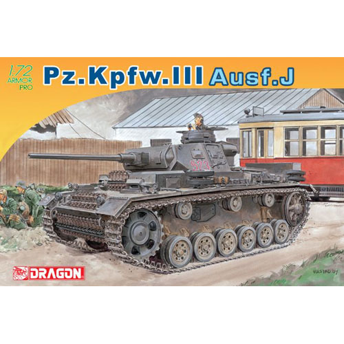 BD7372 1/72 Pz.Kpfw.III Ausf. J Late Production - Armor Pro Series