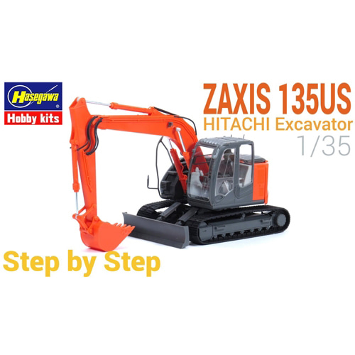 BH66001 1/35 Hitachi Zaxis 135US Excavator