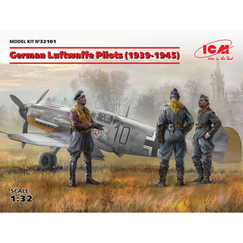 BICM32101 1/32 German Luftwaffe Pilots (1939-1945) (3 figures) (100% new molds)