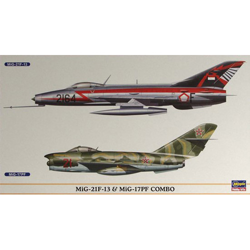 BH00904 1/72 MiG-21F-13 &amp; MiG-17PF Combo (Two kits in the box)