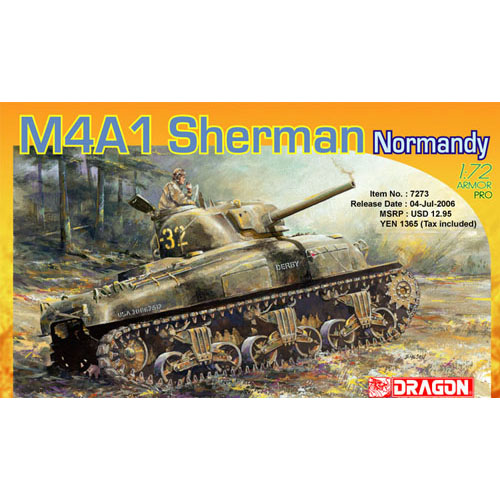 BD7273 1/72 M4A1 Sherman Normandy