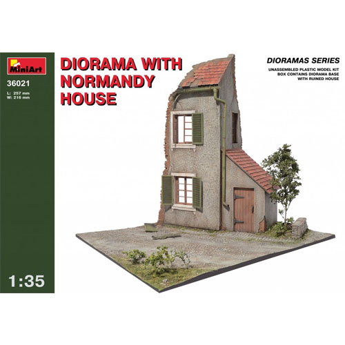 BE36021 1/35 Diorama wNormandy House