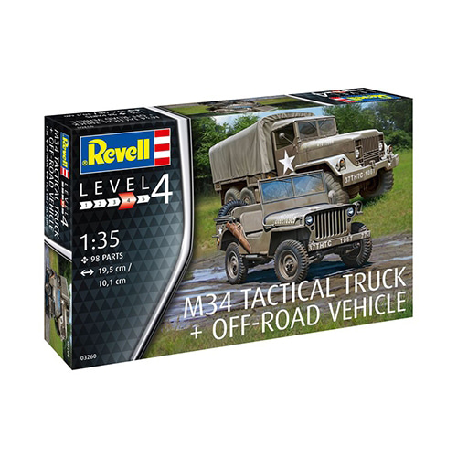 BV3260 1/35 M34 Tactical Truck &amp; Off-Road Vehicle