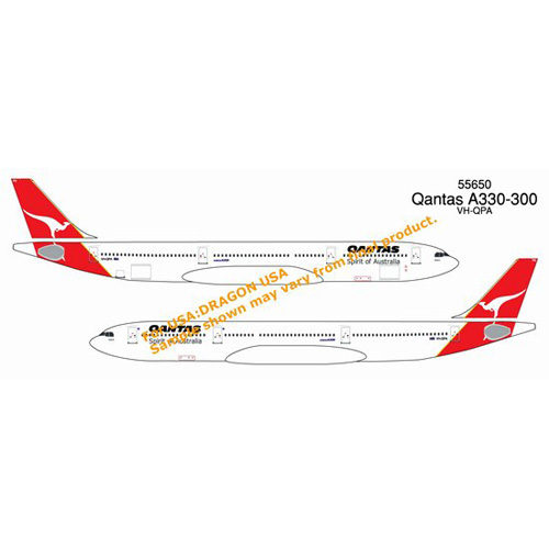 BD55650 1/400 Qantas &#039;Spirit of Australia&#039; A330-300 ~ VH-QPA