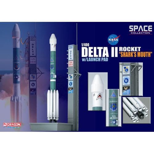 BD56334 1/400 Delta II Rocket USAF GPS-IIR-16
