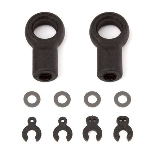 AA4753 RC12R6 Arm Eyelets and Caster Clips