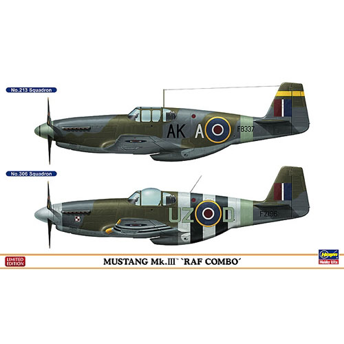 BH01985 1/72 Mustang Mk.III RAF Combo (Two kits in the box)