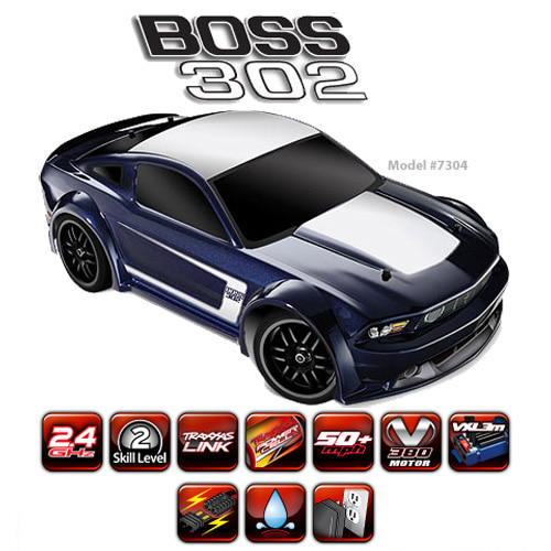 CB7304 1/16 Ford Mustang Boss 302 - 4WD Brushless Muscle Car