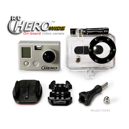 AX5840 Camera video (Go Pro R/C Hero with mounts and waterproof housing)