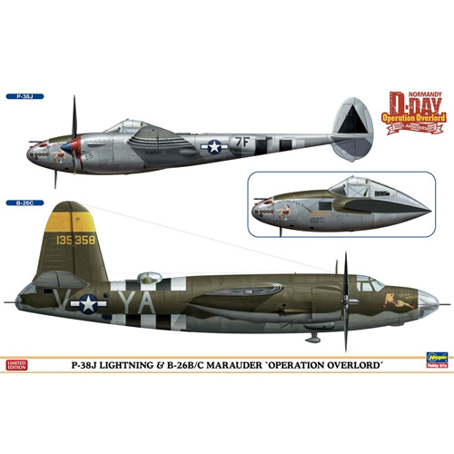 BH02091 1/72 P-38J Lightning &amp; 1/72 B-26B/C Marauder