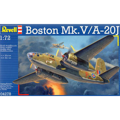BV4278 1/72 Boston Mk.V / A-20J Havoc(New Tool-2012)(레벨단종)