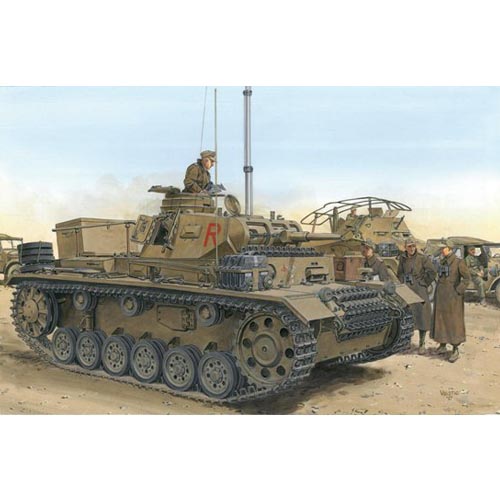 BD6901 1/35 DAK Pz.Bef.Wg.III Ausf.H - 매직 트랙 포함
