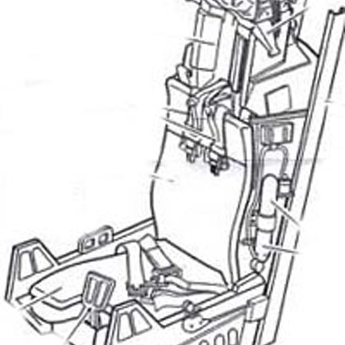 ESTD32404 1/32 Aces II Ejection Seats F-15C/16C