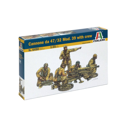 BI6490 1/35 Cannone da 47/32 Mod. 39 with crew (New Tool- 2012)