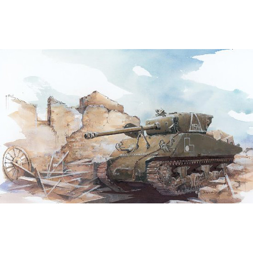 BD6188 1/35 M4A2(76) Sherman Red Army