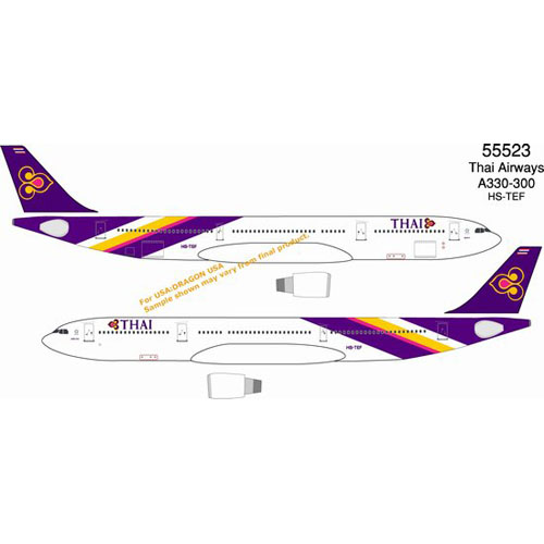 BD55523 1/400 Thai Airways A330-300 New Livery ~ HS-TEF