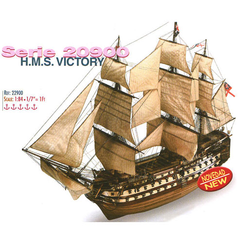 BA22900 1/84 H.M.S.Victory 1765 - First rate ship of the line
