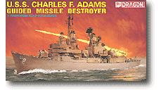 BD7019 1/700 U.S.S.CHARLES F. ADAMS (DDG-2) Guided Missile Destroyer