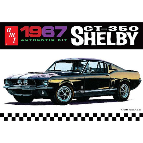 AMT 1/25 1967 Shelby GT-350 (Molded in Black) - AMT834