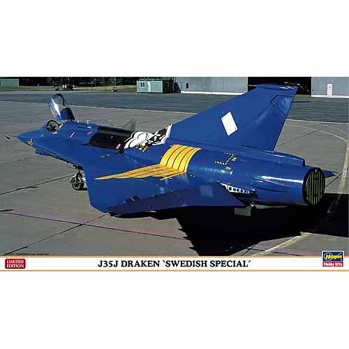 BH01929 1/72 J35J Draken &#039;Swedish Special&#039; (Two kits in the box)