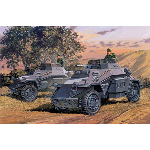 BD7393 1/72 Sd. Kfz.222 Leichte Panzerspahwagen (Contain 2 kits)(2대 포함)
