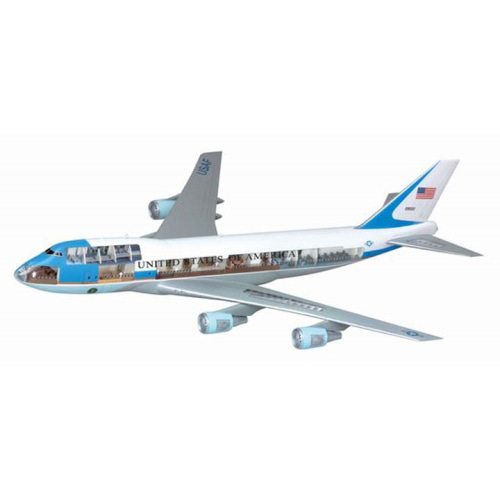 BD14703 1/144 Air Force One 747 (VC-25A) with Cutaway Views