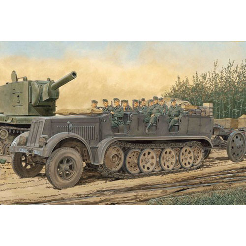 BD6545 1/35 Sd.Kfz.7 8t Halftrack Early Production w/Riders ~ Smart Kit
